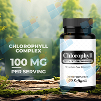 Complément alimentaire en gélules de chlorophylle naturelle avec cannelle de Ceylan pour la peau et la digestion, formule personnalisée, OEM ODM, marque privée