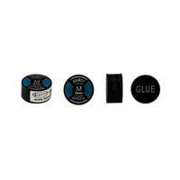 Embout de queue de billard KAMUI ATHLETE Premium Clear 14 mm en cuir laminé, fabriqué en Chine