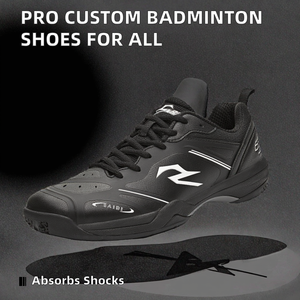 Chaussures de badminton de conception personnalisée professionnelle de qualité supérieure Tige en mesh Semelle intermédiaire en EVA Semelle extérieure en caoutchouc Unisexe Printemps Été Automne - Product Image 2