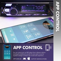 Panneau fixe double lecteur mp3 de voiture USB lecteur mulrimedia 2A recharge rapide MVH-S218BT lecteur mp3 de voiture