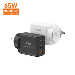 Vina PD 65W Adaptador Super Carga Rápida USB Tipo C Cargador para <span class=keywords><strong>iPhone</strong></span> 14 <span class=keywords><strong>Pro</strong></span> <span class=keywords><strong>Max</strong></span> 13 <span class=keywords><strong>12</strong></span> 11 iPad AirPods Huawei Gan Material - Product Image 1