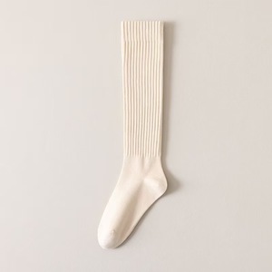Calze a Coste Morbide e Comode al Ginocchio da Donna, Traspiranti, alla Moda, a Tinta Unita, Lavorate a Maglia, di Alta Qualità - Product Image 4