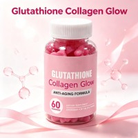 Rutinitas Kecantikan Harian Glutathione Collagen Gummies 60 Pcs Persediaan 30 Hari Suplemen Diet Wanita Tersedia Label Pribadi