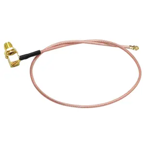 Tùy chỉnh rg178 rg316 góc bên phải SMA để ufl/IPX/IPEX RF nội bộ ăng-ten mở rộng Antenna Cáp