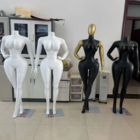 Nouveau mannequin féminin en plastique de taille extra-large, taille fine, poitrine généreuse, fesses généreuses, corps entier, pose debout, mannequin de vitrine