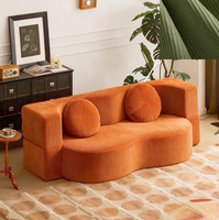 Vente chaude : Canapé-lit pliable compressé en mousse pure BTCS014 avec oreillers pour la maison ou l'appartement, exporté dans plus de 50 pays