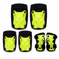 Ensemble de protection 6 pièces OEM ODM pour enfants et adolescents, protections genoux, coudes, poignets, coque PP pour skateboard et cyclisme