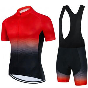 Conjunto de Jersey y pantalones cortos de ciclismo para hombre de alta calidad, diseño de ciclistas de bicicleta <span class=keywords><strong>Biken</strong></span>, uniforme de ciclismo transpirable de secado rápido - Product Image 5