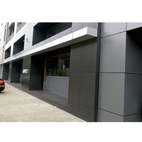Panneau Composite en Aluminium ACM de Haute Qualité Noir Mat pour Façade Extérieure