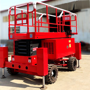 LUHONGDA Dizel Hidrolik Makaslı Platform 12m Mobil Kaldırıcı İskele 1000kg Kapasiteli - Product Image 2