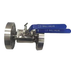 Válvula de bola de acero inoxidable DBB de doble resistencia y doble descarga, diseño con brida unilateral y rosca unilateral, doble aislamiento - Product Image 4