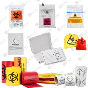 Maßgefertigte Dokumententaschen mit Rückentasche, Auslaufsichere Biohazard-Druckbeutel 95kPa, 6'' X 9 1/8'' Kleine Biobeutel - Product Image 6