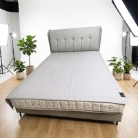Drap de mise à la terre en acier inoxydable, housse de matelas conductrice avec cordon pour la maison