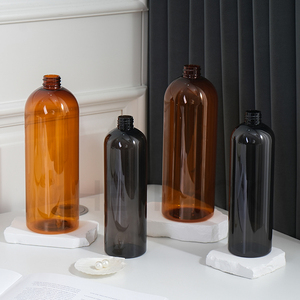 Rỗng 500ml 1000ml Vòng Hổ Phách Xám pet chai nhựa bao bì - Product Image 2