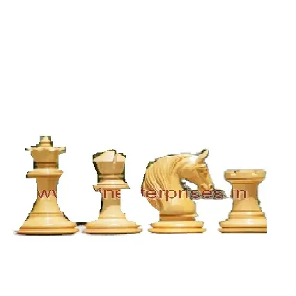 Le bain Knight II jeu d'échecs fait à la main pièces d'échecs en bois options multicolores