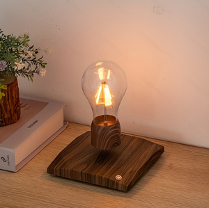 Lámpara de Mesa con Bombilla Flotante de Levitación Magnética HCNT, Tamaño Mediano para Sala de Estar, Dormitorio, Regalos Personalizados - Product Image 5