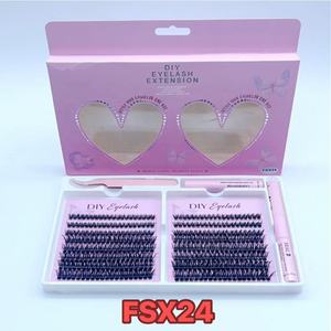 FSX23 Fournisseurs bon marché d'<span class=keywords><strong>extension</strong></span> <span class=keywords><strong>de</strong></span> cils 3D à la maison Beauty Diy Fan Lashes Faux Eyelash Extensions - Product Image 3