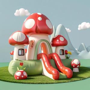 Struttura Gonfiabile a Tema Artistico Pop con Scivolo, Attrezzatura per Divertimento all'Aperto di Grado Commerciale - Product Image 6