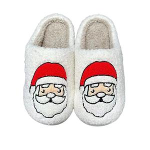 2023 adultos <span class=keywords><strong>casa</strong></span> cálida dormitorio familiar esponjoso peludo acogedor Reno pan de jengibre zapatillas de Navidad para Mujeres Hombres - Product Image 5