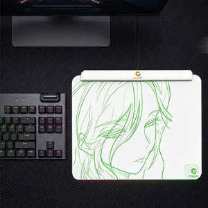 Factory Custom Glass Gaming <b>Mouse</b> Pad Speed Control Esport Ultra Smooth Glass <b>Mouse</b> <b>Mat</b> Tempered Glass Mousepad with RGB Backlit - Product Image 5