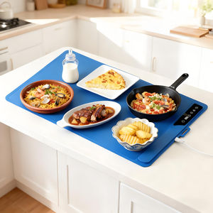 Usine En Gros Silicone Plaque Chauffante Alimentaire Chauffage Réchauffeur Plateau Pad Électrique Pliable <span class=keywords><strong>Sans</strong></span> <span class=keywords><strong>Fil</strong></span> Silicone Tapis Chauffant pour la Nourriture - Product Image 1