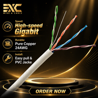 Kabel LAN Gigabit Ethernet Tembaga Murni Cat5e UTP Indoor Grosir - Pasokan Langsung Pabrik