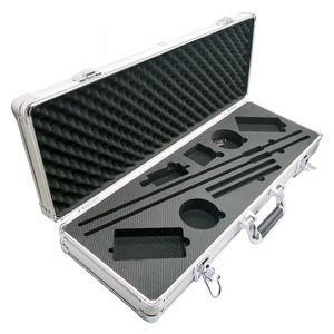 Valise de transport à prix d'usine, boîtes en aluminium argentées pour <span class=keywords><strong>guitare</strong></span>, personnalisables, support OEM pour l'emballage - Product Image 1