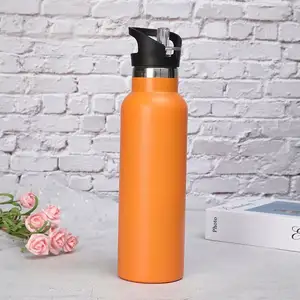 Hot Selling Sports Drinking Water Bottle Double Wall Stainless Steel Water Bottle Insulated Vacuum Flask