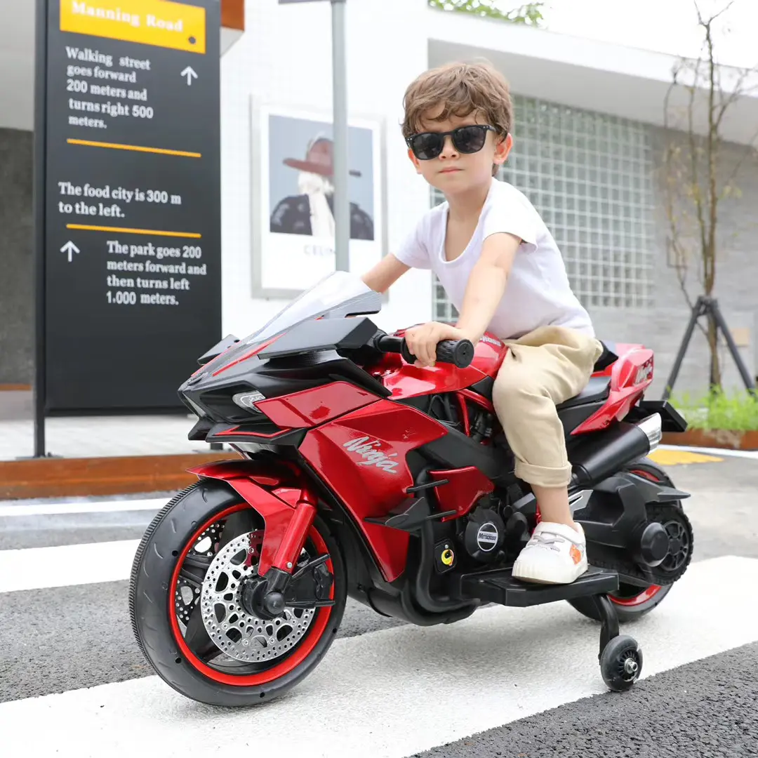 중국 공장 새로운 스타일 아기 장난감 삼륜차 전기 모토 12v 아기 오토바이 어린이 2 년