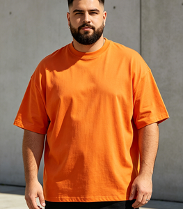 Camisetas de Gran Tamaño NANGE, de Algodón Grueso de 360 g/m², de Alta Calidad y Venta Caliente, con Diseño Gráfico Personalizado o Lisas, para Hombre - Product Image 2