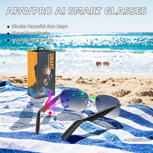 Lunettes Intelligentes SG Élégantes avec IA, Connecteur, Étanchéité IP67, Commande Vocale, Protection UV, Chargement Magnétique, Lecteur de Musique, Monture en PVC - Product Image 2