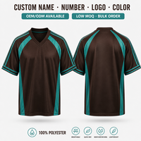 Maillot de football de rue personnalisé OEM, sublimation, coupe ample, 100 % polyester, vêtements de style football