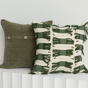 New <strong>Olive</strong> <strong>Green</strong> Nordic INS Windblown Hair Pillow, Headboard Pillow, Waist Pillow <strong>Cushion</strong> - Product Image 3