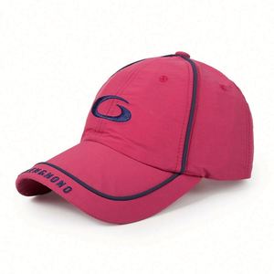 Casquettes et chapeaux personnalisés unisexes de haute qualité en tissu à séchage rapide, casquette de baseball à 6 panneaux avec logo brodé personnalisé - Product Image 4