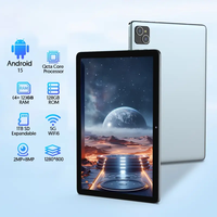 Tablette Android Wifi 10 pouces P30H en gros d'usine, 4 Go de RAM, 128 Go de ROM avec écran tactile, clavier, souris et housse de protection