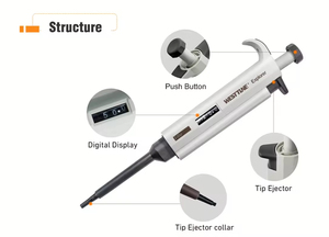 Pipeta Mecánica Manual de un Solo Canal WESTTUNE con Volumen Ajustable, Económica para Uso en Laboratorio, 1 Año de Garantía, ODM/OEM/OBM - Product Image 4
