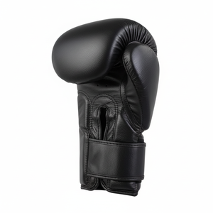 Guantes de Boxeo Profesionales de Cuero con Cordones y Logotipo Personalizado, Transpirables, Cómodos, Duraderos e Impermeables para Artes Marciales - Product Image 1