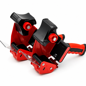 Cortador de Cinta de Embalaje de Alta Resistencia, Color Rojo, Mango de 2 Pulgadas, Metal y Plástico, Certificado CE - Product Image 1