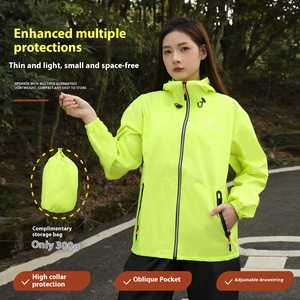 Ensemble <span class=keywords><strong>imperméable</strong></span> et respirant personnalisable pour homme, veste d'<span class=keywords><strong>été</strong></span> fine coupe-vent et <span class=keywords><strong>imperméable</strong></span> pour <span class=keywords><strong>femme</strong></span> - Product Image 2