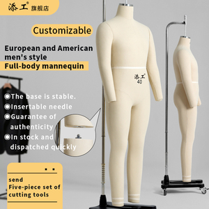 Maniquí de espuma de PU de cuerpo completo para <span class=keywords><strong>hombre</strong></span> con cabeza a medida y pose de pie para aplicación de sastrería - Product Image 5