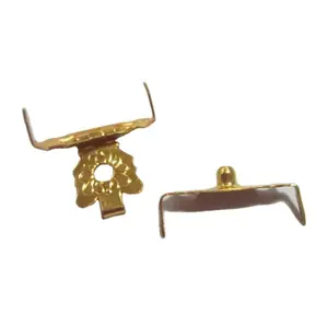 Großhandel hochwertige Metalle gelbe kleine Schachtelverschluss-Schlüsselverschluss-Schnalle Klauenverschluss-Schlüsselverschluss