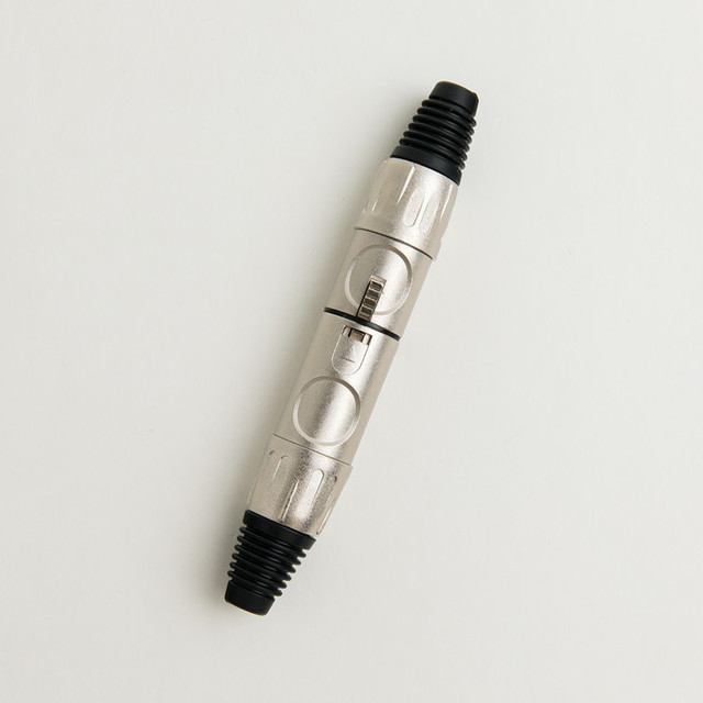White Microphone Connector Male or  Female  XLR Connector//