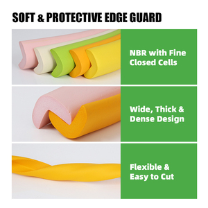 <span class=keywords><strong>Protection</strong></span> d'angle de sécurité pour enfants à bas prix, en mousse NBR souple, forme en L, bande de <span class=keywords><strong>protection</strong></span> des bords, <span class=keywords><strong>protection</strong></span> de bureau, de mur, de <span class=keywords><strong>table</strong></span>, découpe 35*12mm - Product Image 2