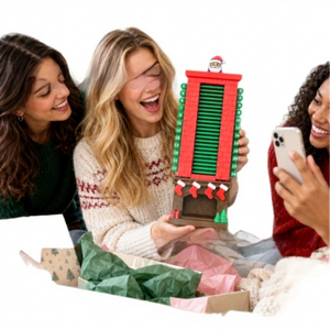 Calendario de Adviento de Navidad con Chimenea de Santa Claus, Juguete de Plástico Impreso en 3D, Calendario de Cuenta Regresiva para Navidad - Product Image 3