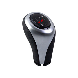 Pommeau de levier de vitesse manuel pour BMW F30 5 vitesses, design ergonomique en cuir - Product Image 2
