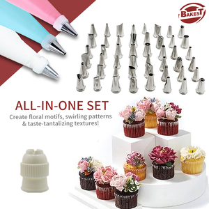 Bakest bánh công cụ Nhà cung cấp Patisserie accessoires trang trí bánh nướng thiết bị công cụ cung cấp đầy đủ Silicone khuôn mặt hàng - Product Image 2