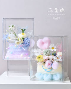 Caja acrílica <span class=keywords><strong>de</strong></span> cristal para el Día <span class=keywords><strong>de</strong></span> San Valentín, embalaje <span class=keywords><strong>de</strong></span> tienda <span class=keywords><strong>de</strong></span> flores <span class=keywords><strong>transparente</strong></span> <span class=keywords><strong>de</strong></span> 5mm <span class=keywords><strong>de</strong></span> espesor ensamblado para presentación <span class=keywords><strong>de</strong></span> cesta <span class=keywords><strong>de</strong></span> flores elegante - Product Image 4