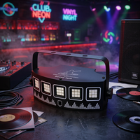 Lumière de scène disco LED 10W pleine couleur, 45 LED, activée par le son, lumière de fête DJ Club KTV, lampe d'ambiance, lumière stroboscopique LED