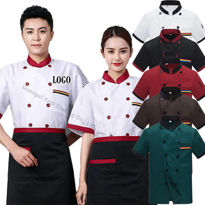 All'ingrosso Moda Moda Cameriere/Cameriera Top Giacca Fast Food dei dipendenti del Poliestere di Cotone di Cuoco uniforme per Alberghi - Product Image 1