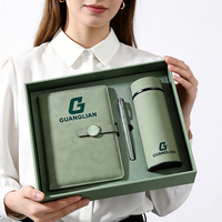 Ensemble de carnet A5 OEM avec couverture en PU/tissu, tasse thermos et stylo - Cadeau d'entreprise portable